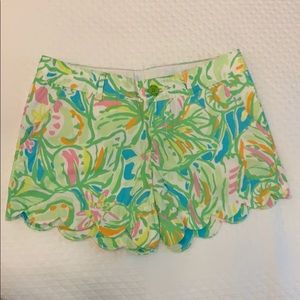 Lilly Pulitzer Buttercup Shorts Elephantears print